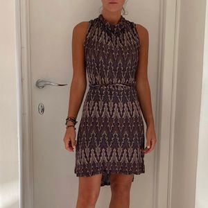 Isabel Marant Etoile Purple Print Midi Dress